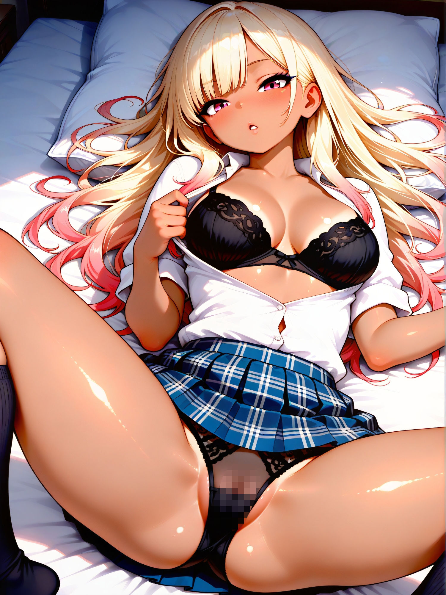 ギャルのパンティが見たい【制服×生脚編】 - サンプル画像 5