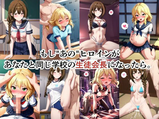生徒会長も種付けプレスには逆らえません！【桑○千雪＆櫻○桃華編】 - サンプル画像 1
