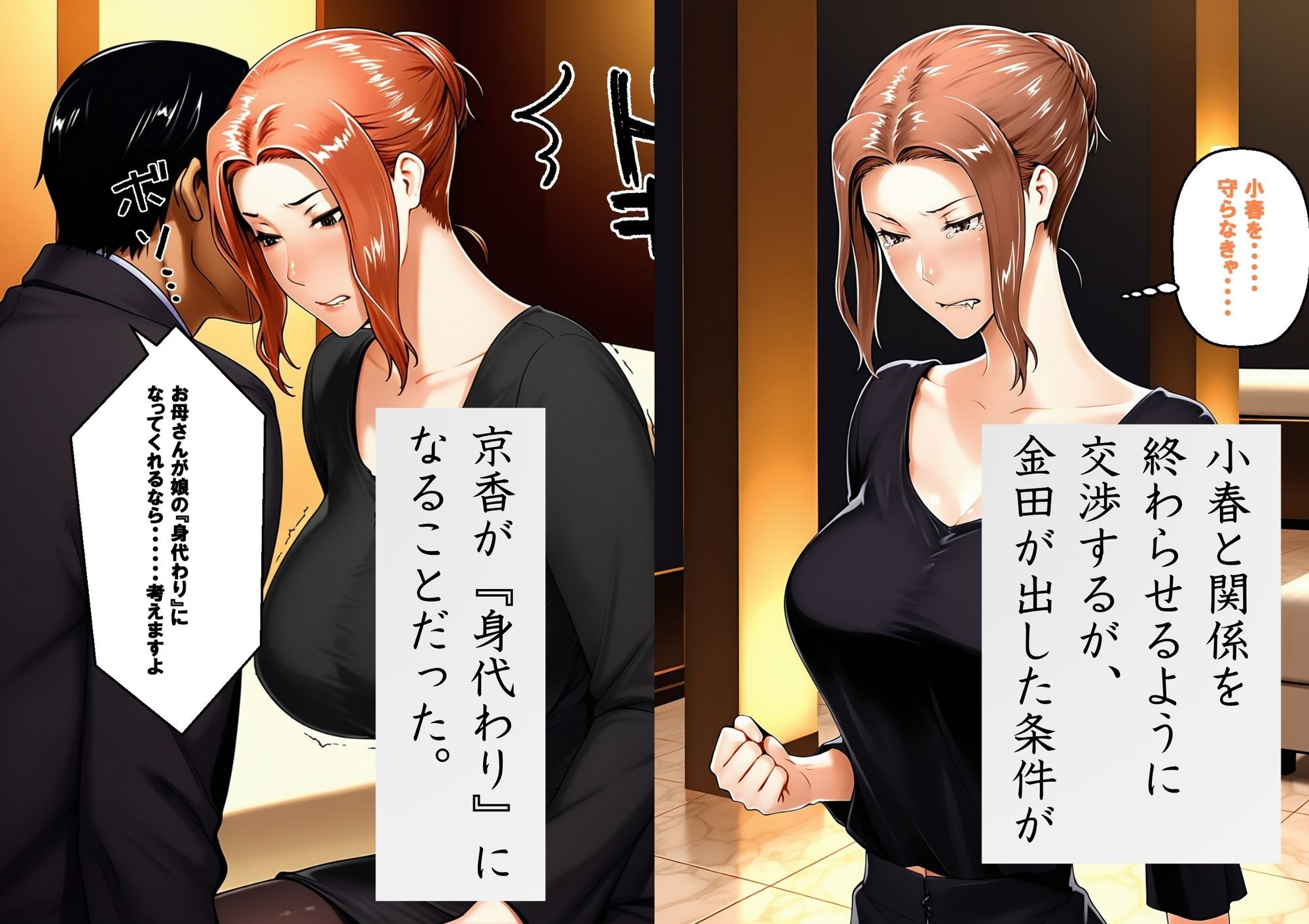 愛娘のために堕ちた母卑劣な男に犯●れ続けた夜 - サンプル画像 4