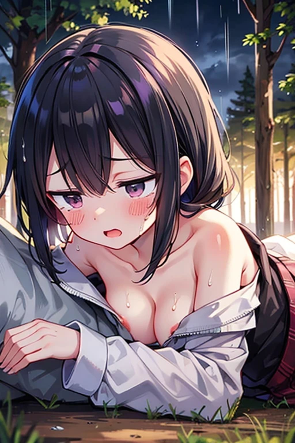 雨の日にだけ現れる爆乳モノノケ「梅雨子」さん。 - サンプル画像 7