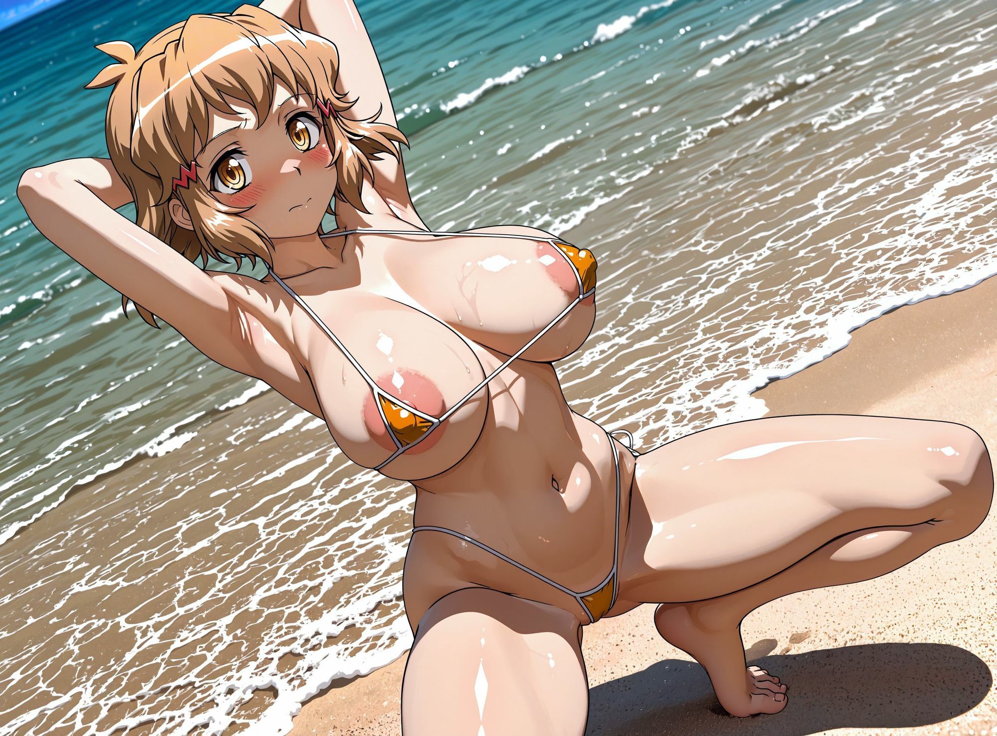戦姫絶唱！S.O.N.G.マイクロビキニ部 HIBIKI編2 - サンプル画像 4
