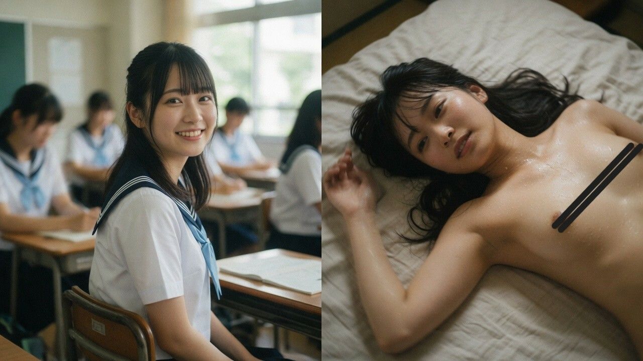 『JK分割日誌』 〜制服美少女の日常と、密室で見せる痴態〜 - サンプル画像 5