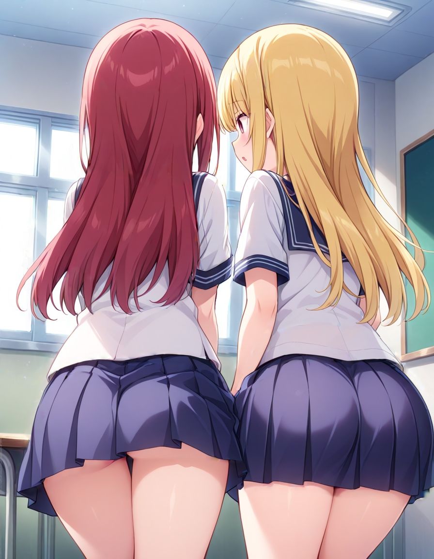 女子スカート捲り上げ記録集 - サンプル画像 3