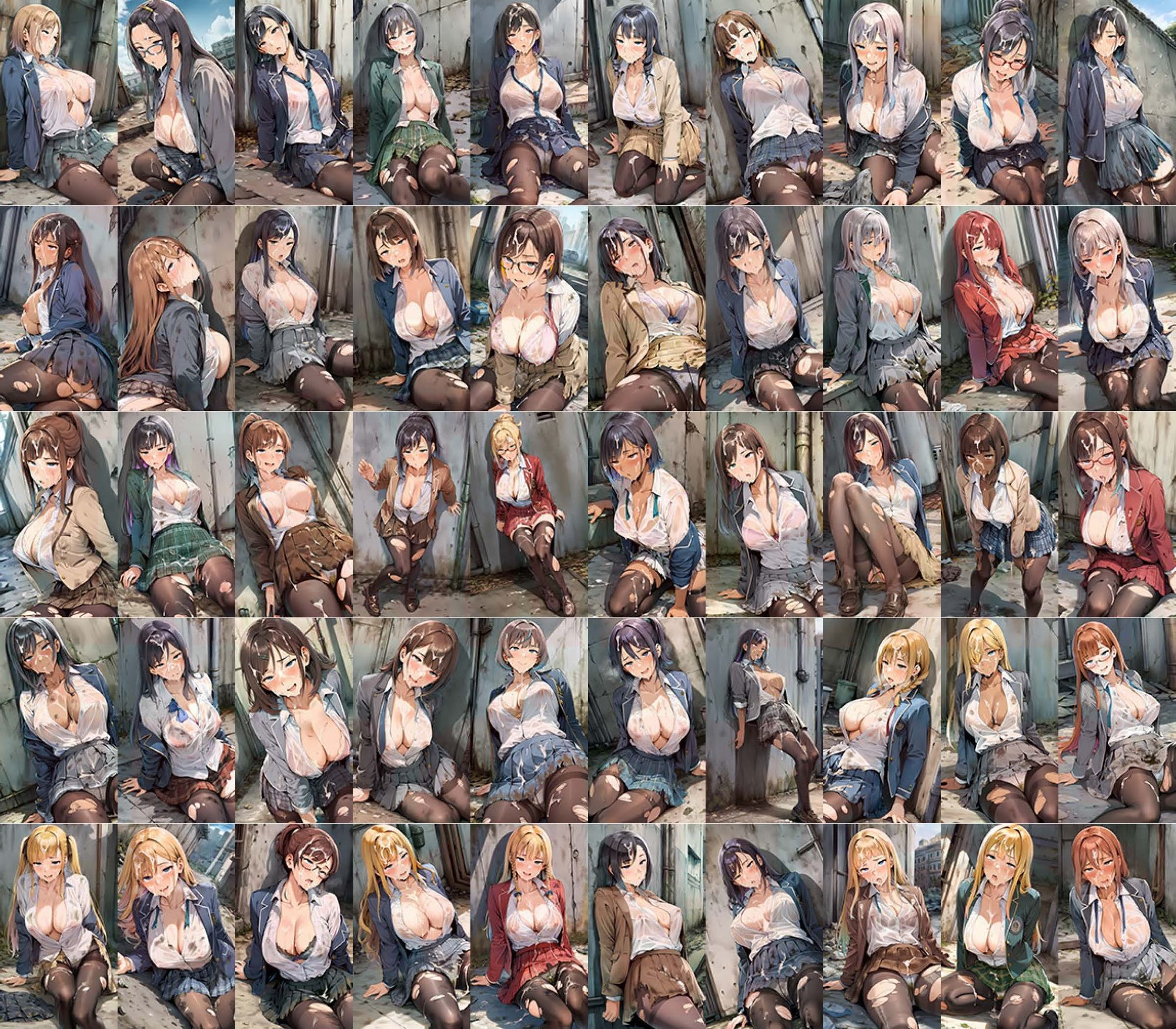 制服事後風コレクション - サンプル画像 8