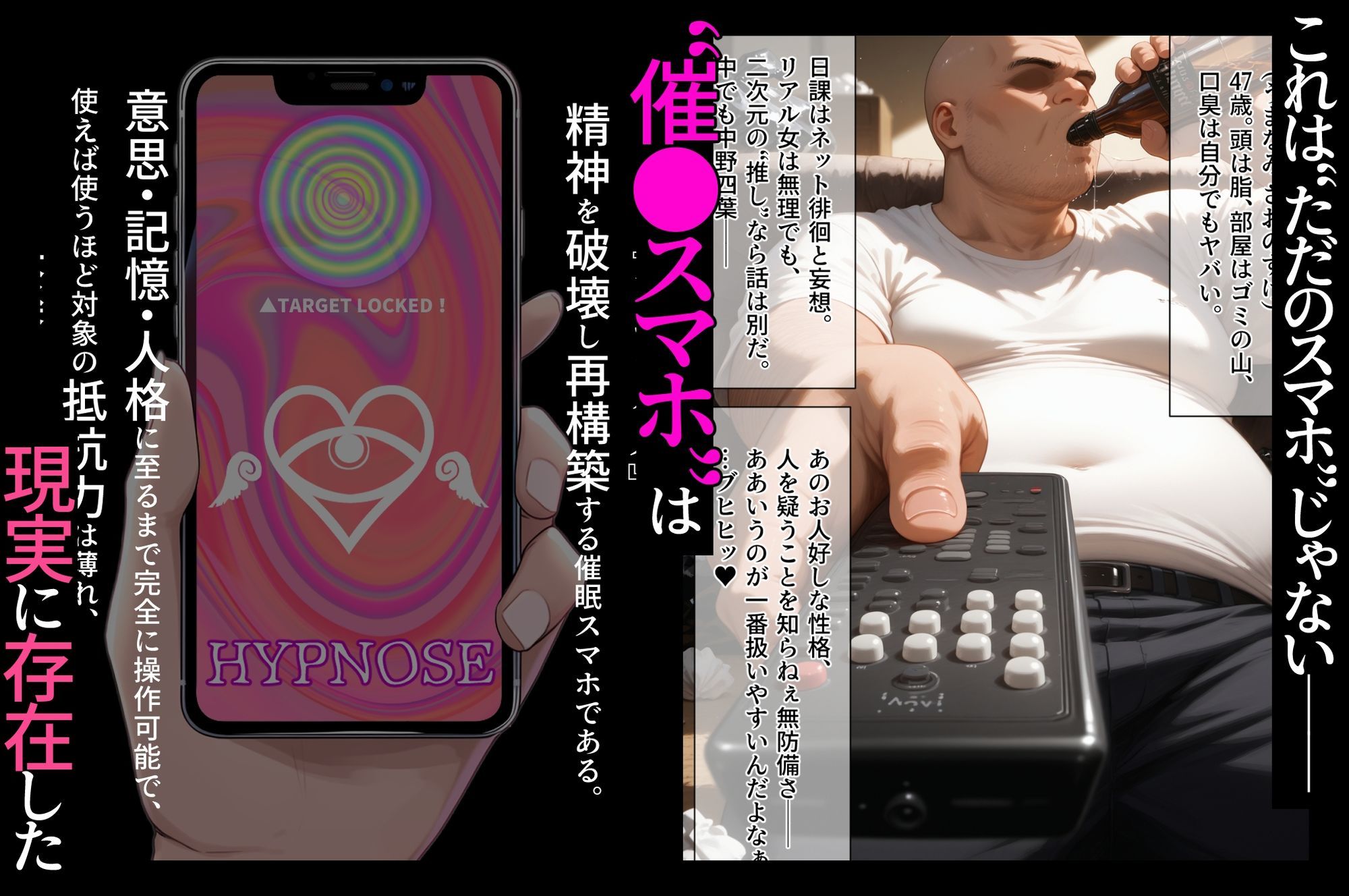 ヒロイン洗脳 ―中野三〇・四〇 催●スマホで言いなりカノジョ化計画【全編セリフ付き】― - サンプル画像 1