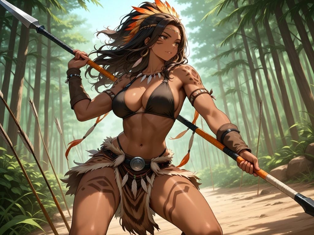 アマゾネス美女で、ひとぬきっ - サンプル画像 1