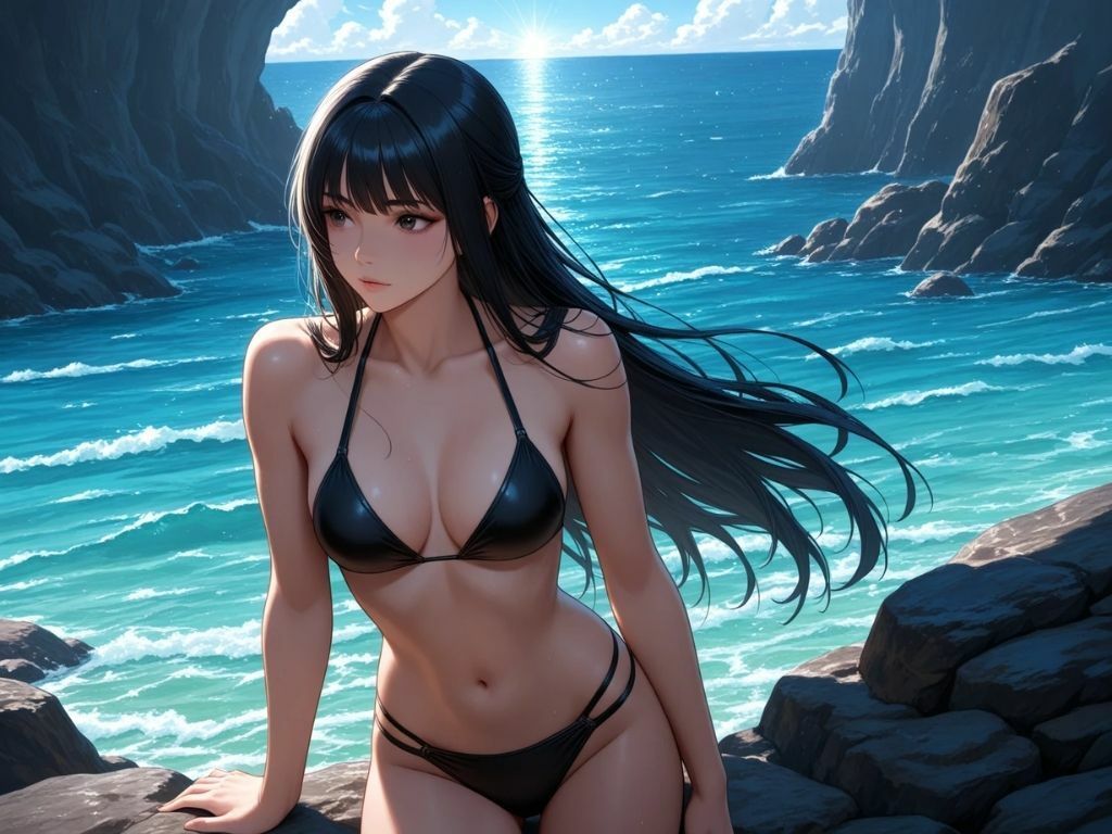 ビキニ美女で、ひとぬきっ - サンプル画像 1