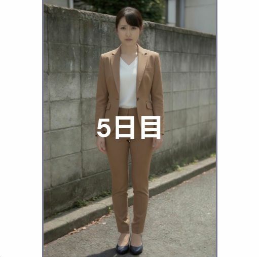 仕事中の無防備OL しゃがみパンチラが弱みになり…6日連続で今日のパンツ見せてもらいました - サンプル画像 5