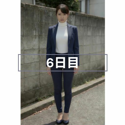 仕事中の無防備OL しゃがみパンチラが弱みになり…6日連続で今日のパンツ見せてもらいました - サンプル画像 6