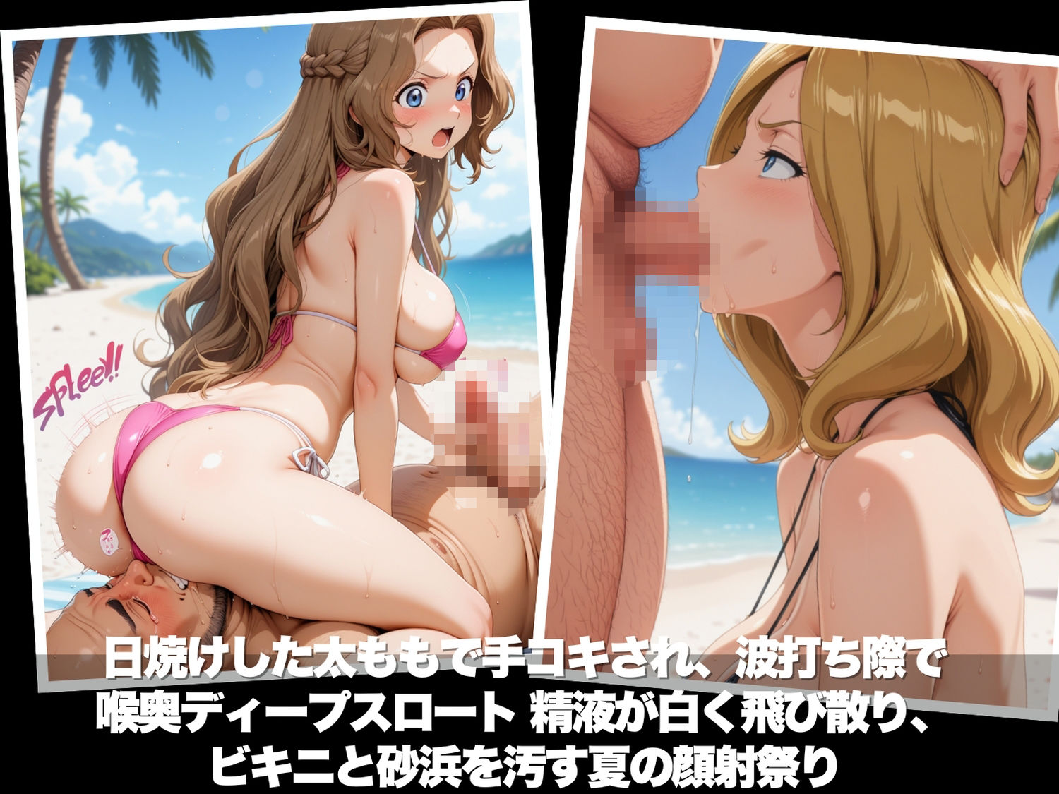 真夏の海辺で堕ちて 〜おじさんの虜になって妊娠するまで〜 コ●ドギアス編 - サンプル画像 4