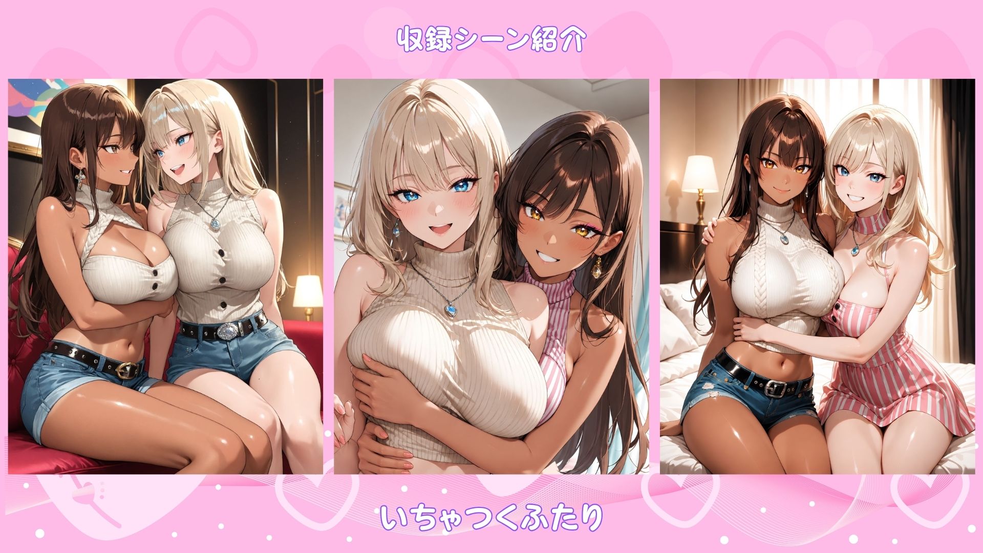 「百合CG画像集3」恋するGalカップル〜ふたりだけの時間〜 - サンプル画像 2