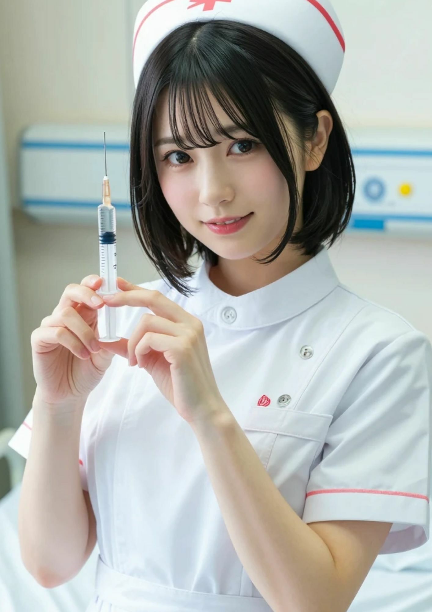 AI美女写真集VOL.4 ショートヘアお姉さん「AIななみ」のコスプレ画像集♪ - サンプル画像 1