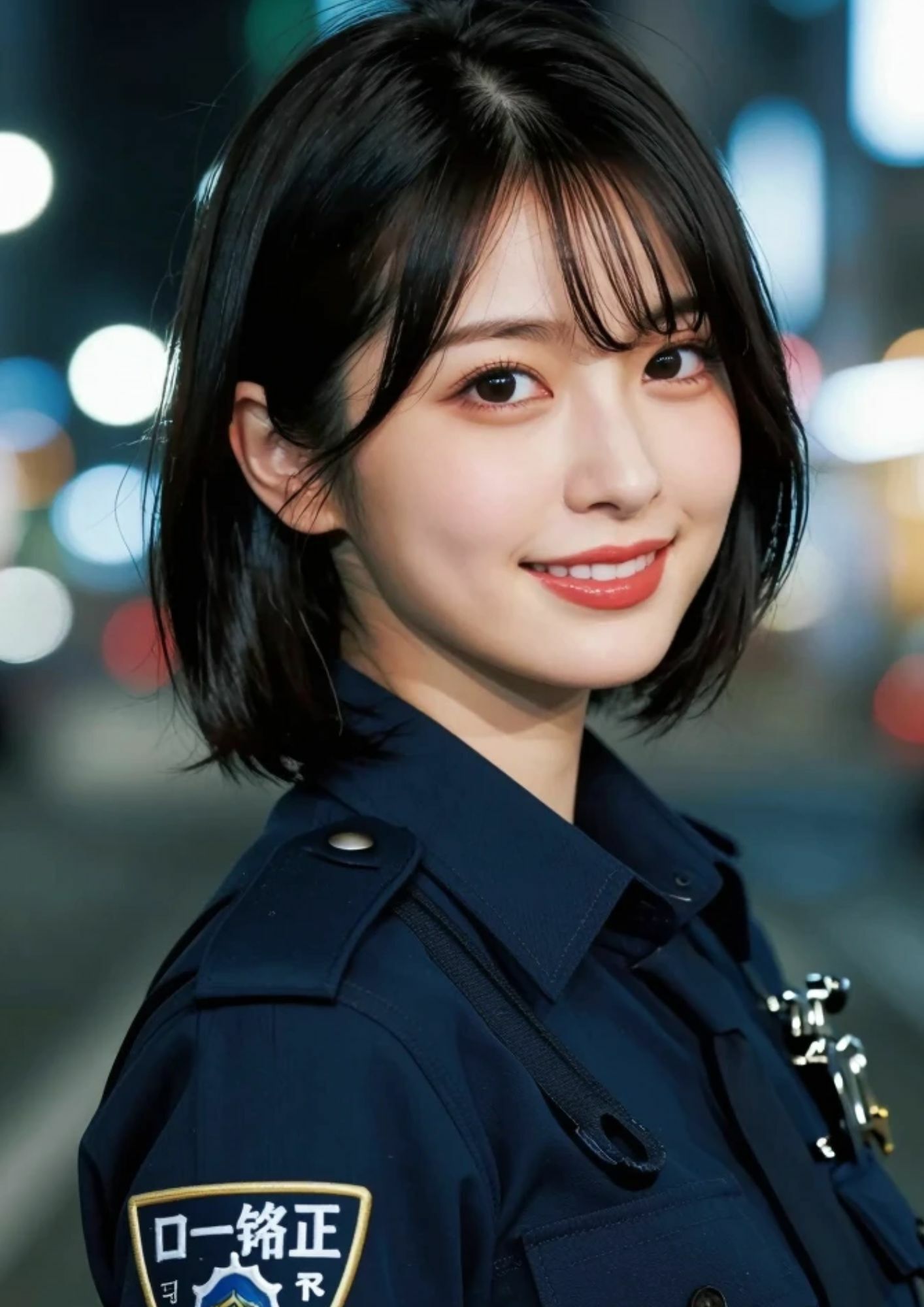 AI美女写真集VOL.4 ショートヘアお姉さん「AIななみ」のコスプレ画像集♪ - サンプル画像 2