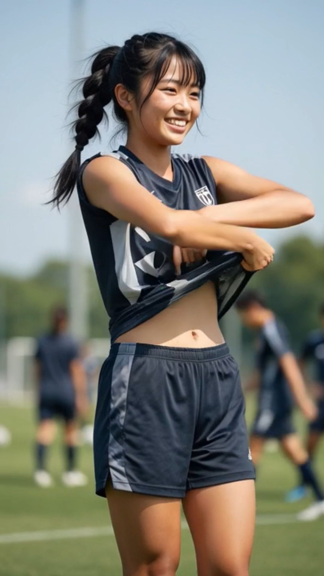 サッカー女子 ワールドカップ 観戦 盗撮 ボーイッシュ 女子校生 パンチラ セクハラ 外国人 ユニフォーム 観戦中 部活 クラブ - サンプル画像 6
