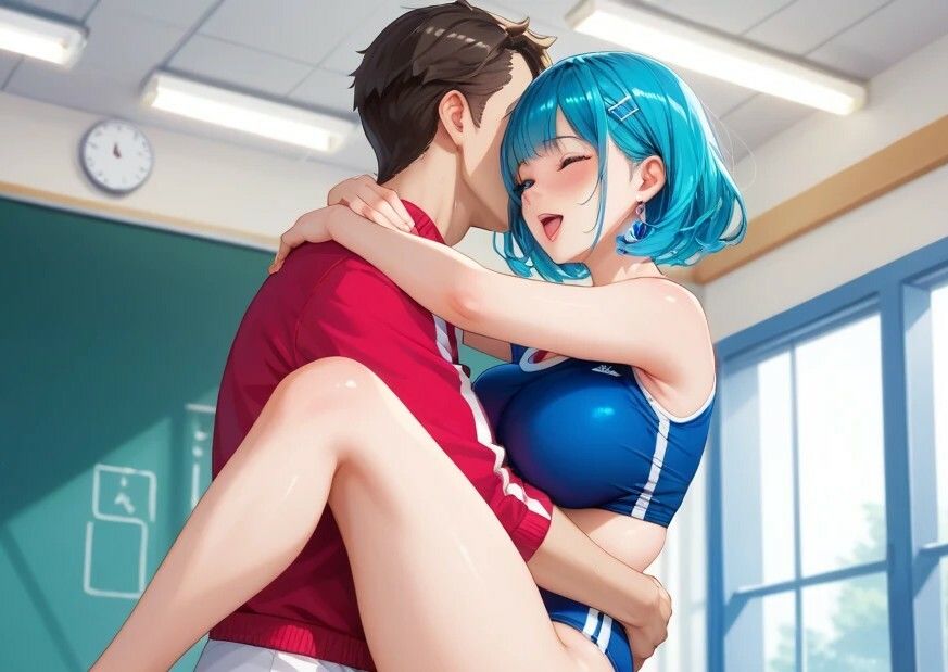 平安ロマンスと体育館で2人きりとマッサージセラピスト - サンプル画像 5