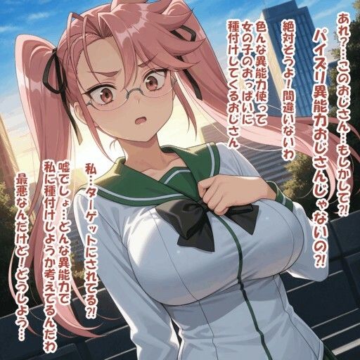 パイズリ異能力おじさん 察知 編 - サンプル画像 2