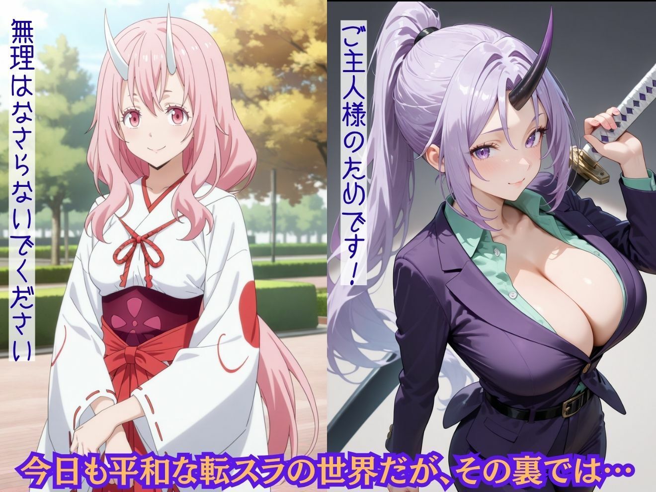 もしも魔国の誇り高きヒロイン達を強●的に●●の力で着せ替え人形に堕として弄んだら？転スラ編 - サンプル画像 1