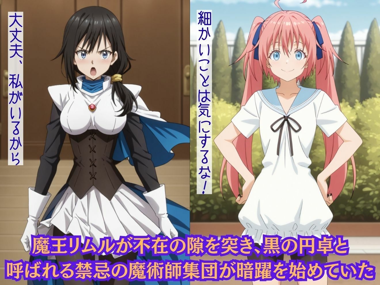 もしも魔国の誇り高きヒロイン達を強●的に●●の力で着せ替え人形に堕として弄んだら？転スラ編 - サンプル画像 2