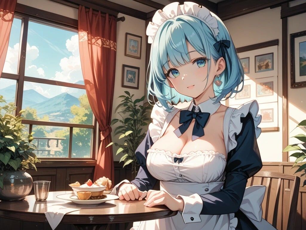 農作業美女とメイド喫茶と浴衣美女 - サンプル画像 4