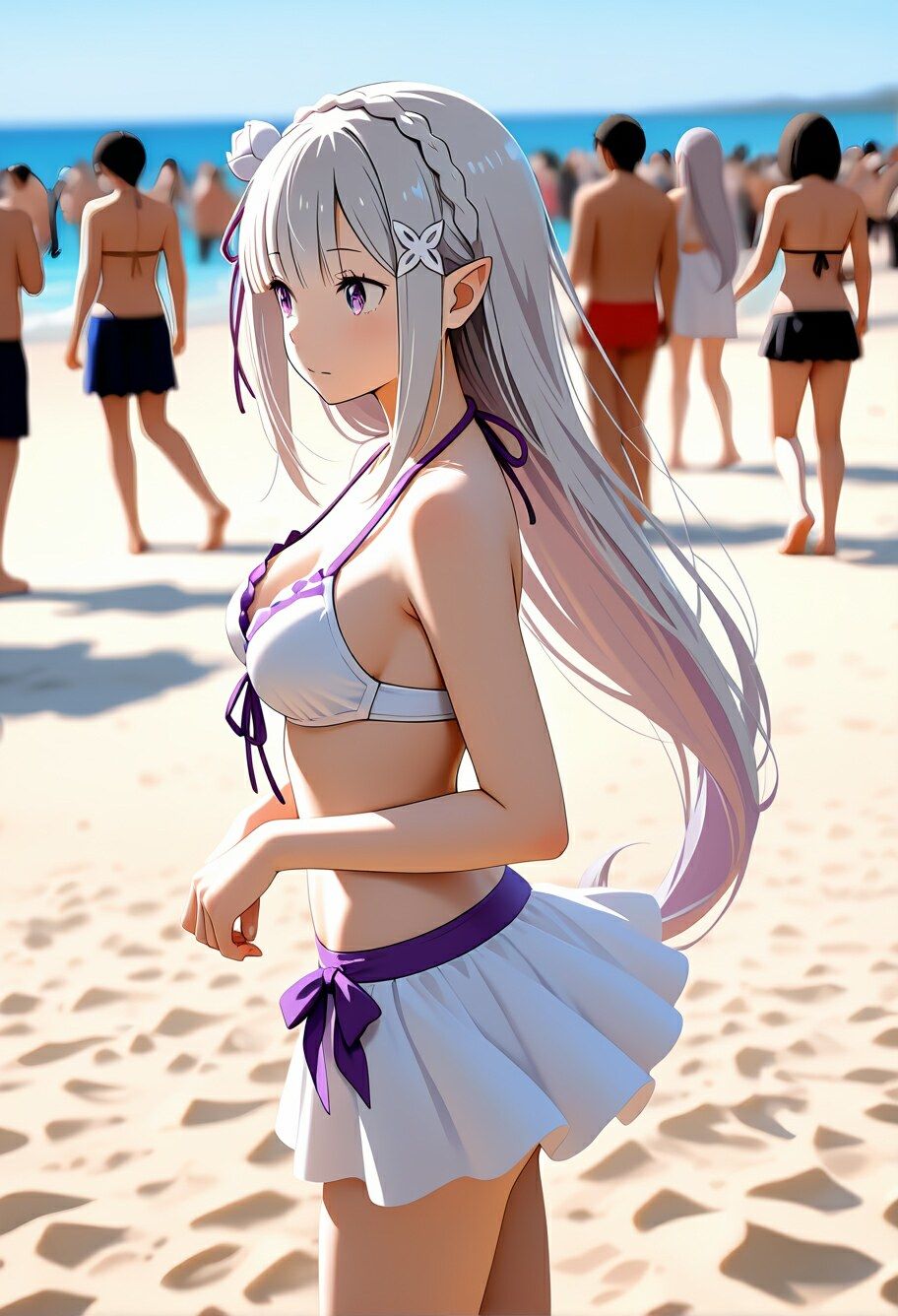 エ〇リアの夏の催〇ビーチ 〜アプリの誘惑〜 - サンプル画像 3
