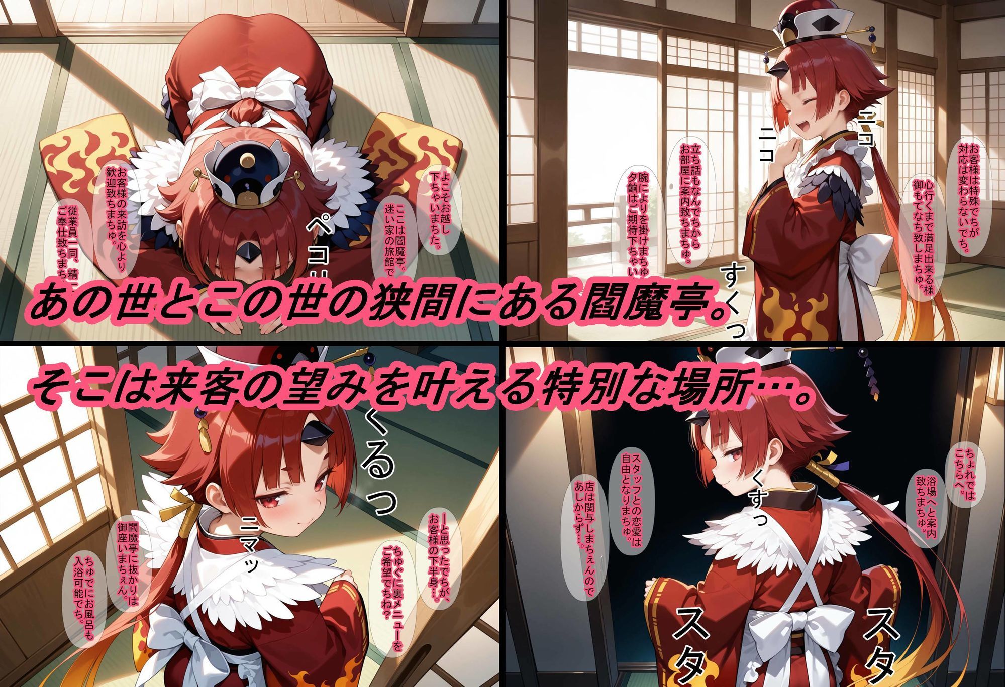 【F〇O】雀のお宿の奉仕日記〜閻魔亭泡風呂記〜 - サンプル画像 1