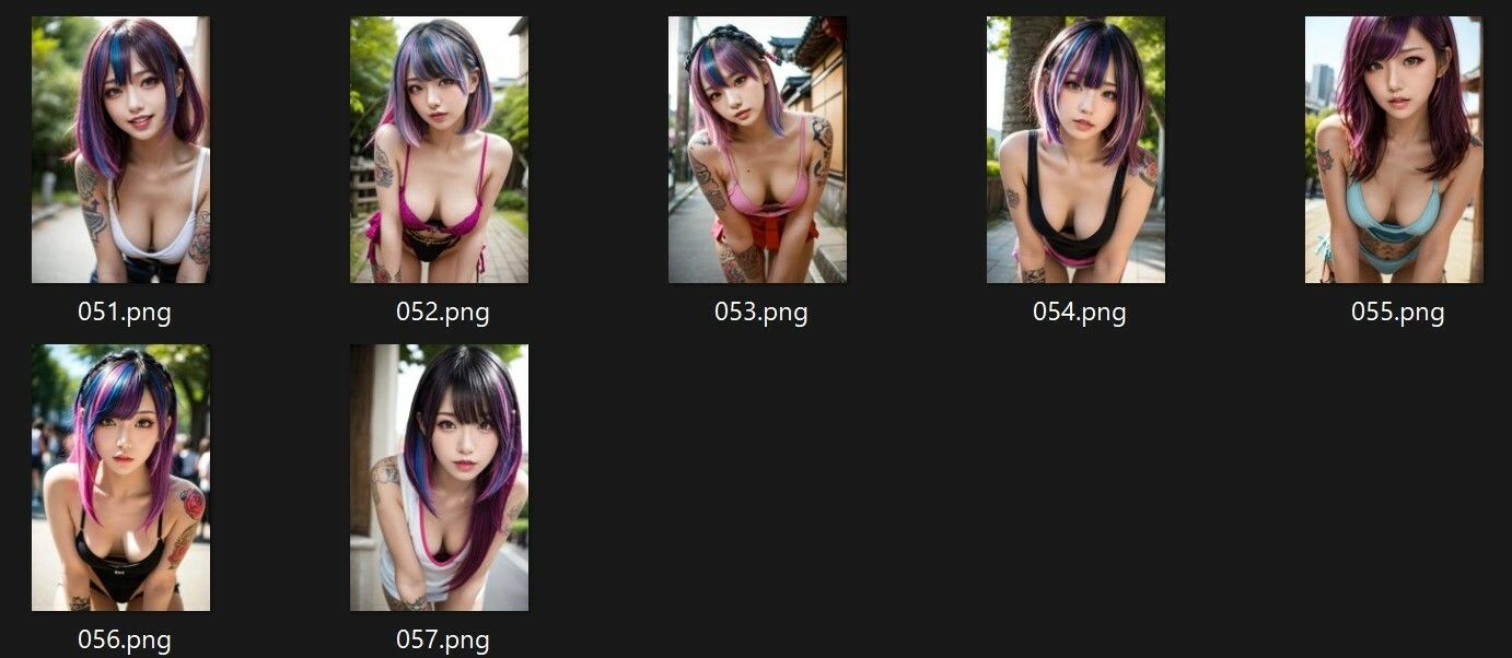 パンク×胸チラのフェチ画像集 - サンプル画像 3