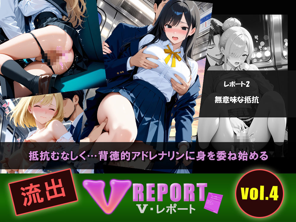 流出！？ V-レポート vol.4  通勤快速 生肌臨界点の科学 〜不可抗力パラドックス編〜 - サンプル画像 2