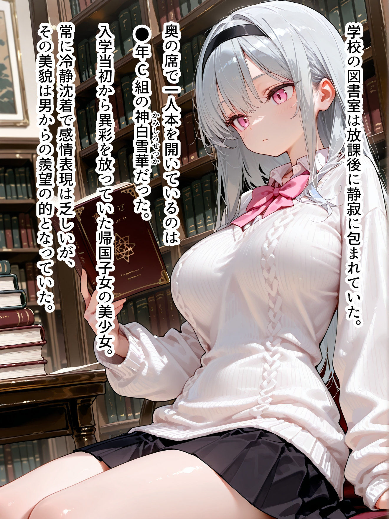 ナマイキ女子調教記録3 〜オナホに堕ちた銀髪優等生〜 - サンプル画像 1
