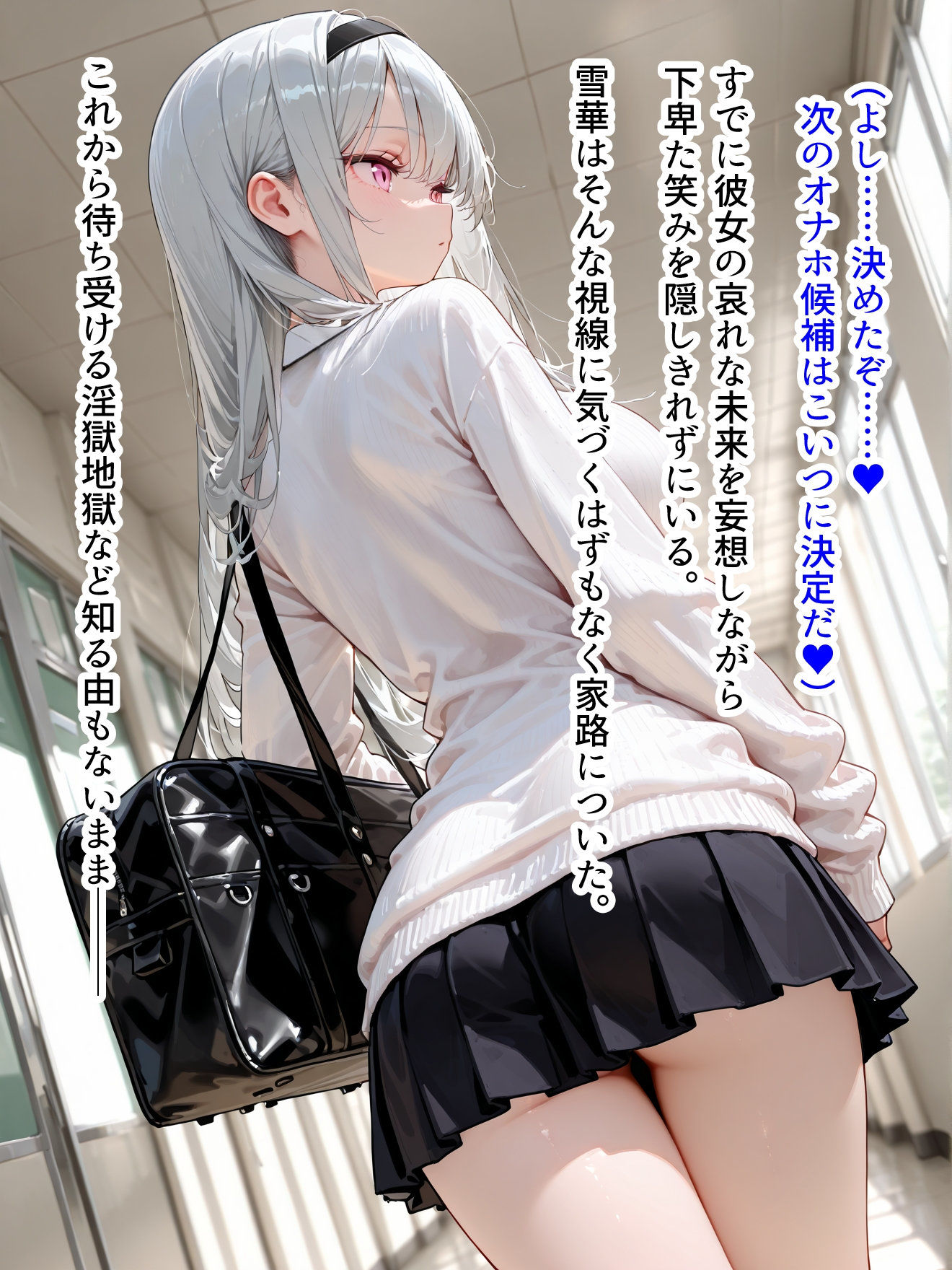 ナマイキ女子調教記録3 〜オナホに堕ちた銀髪優等生〜 - サンプル画像 2