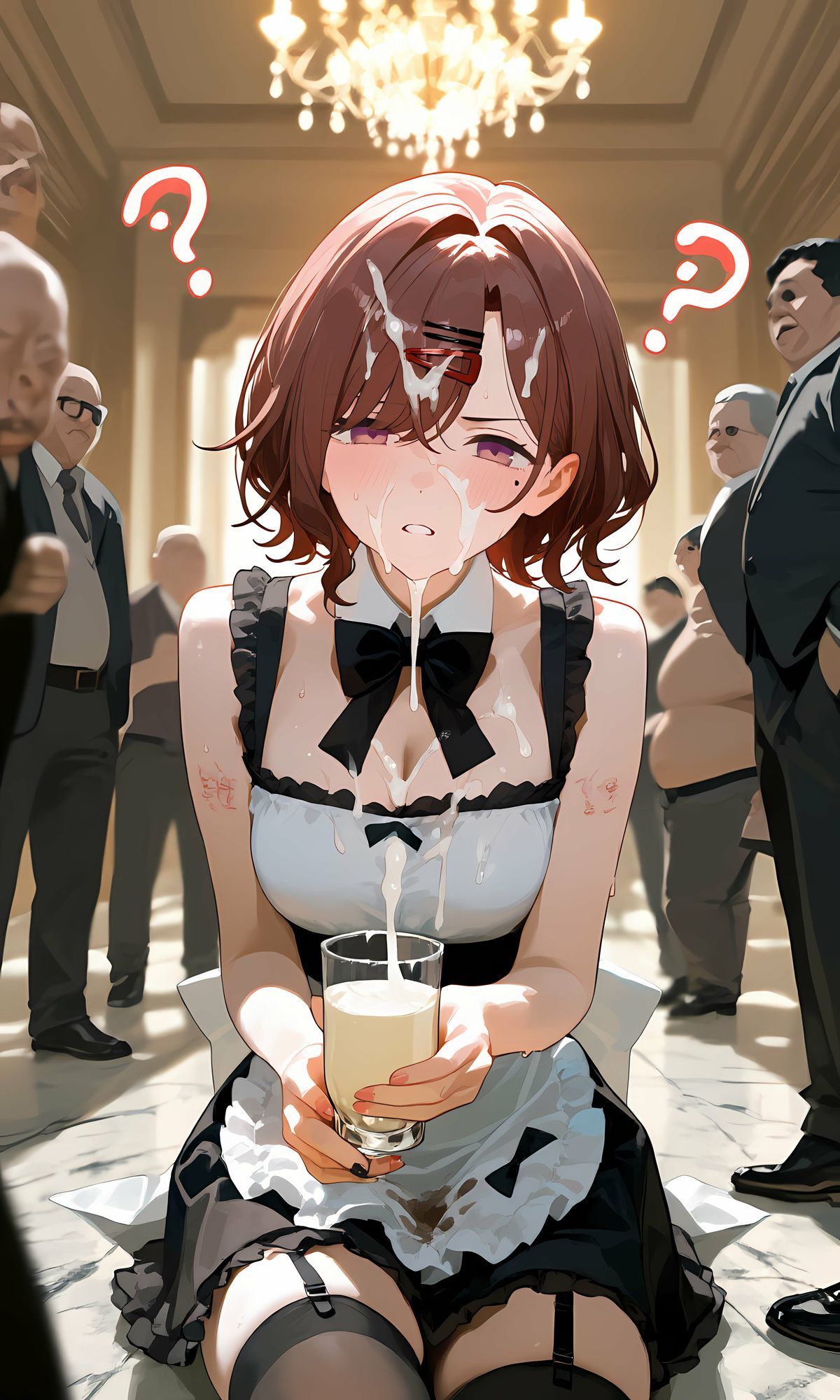 変態おじさんの餌食になるメイドまどかちゃん - サンプル画像 9