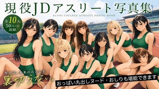 【CG】女子陸上部ヌードグラビア写真集 Vol.3