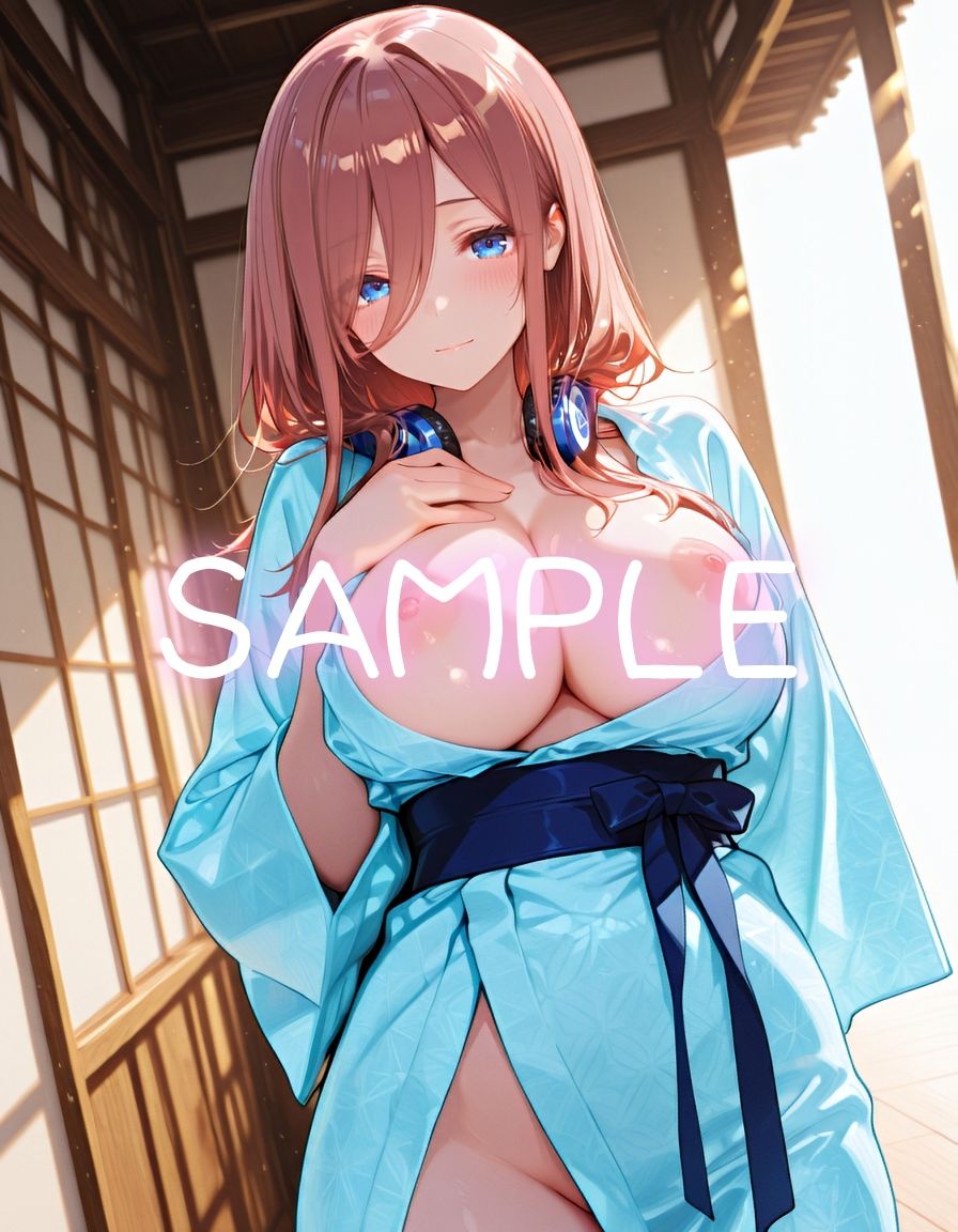 中〇三玖と貸切露天風呂でイチャイチャ孕ませ濃厚セックス - サンプル画像 1