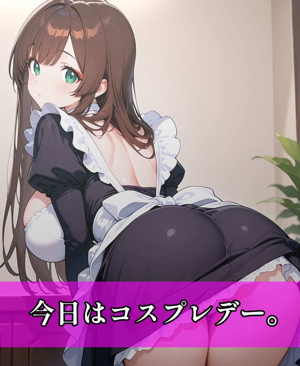 メイドプレイをしたら命令されて中出しH - サンプル画像 9