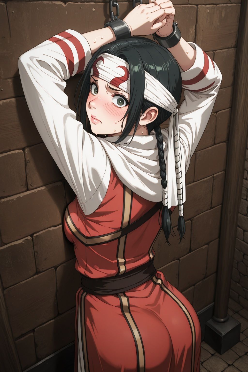 敵兵に囚われ拘束された キングダム 羌瘣 - サンプル画像 2