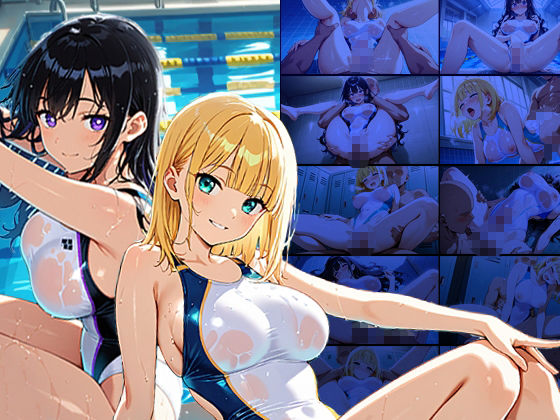 名門女子校の白スク水姉妹が新任水泳コーチに孕ませ調教【4K】 - サンプル画像 1