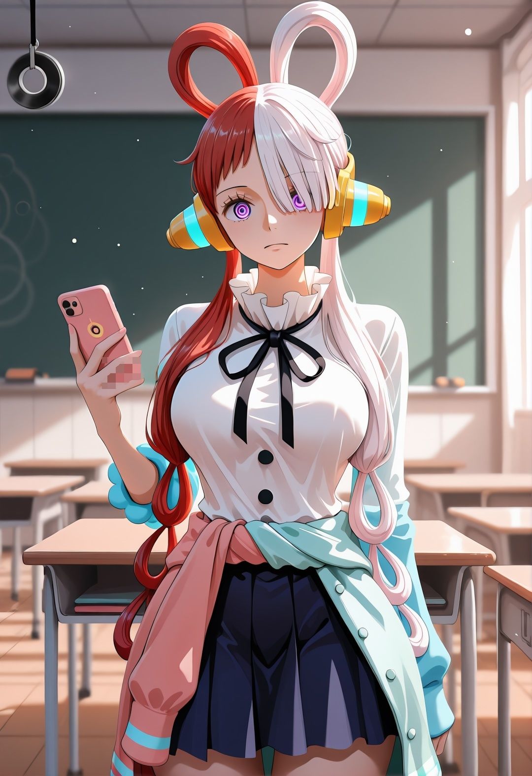O〇E PI〇CE ウ〇パロディ学校凌●CG集 教室トイレプールで犯●れアヘ顔絶頂美少女 - サンプル画像 4