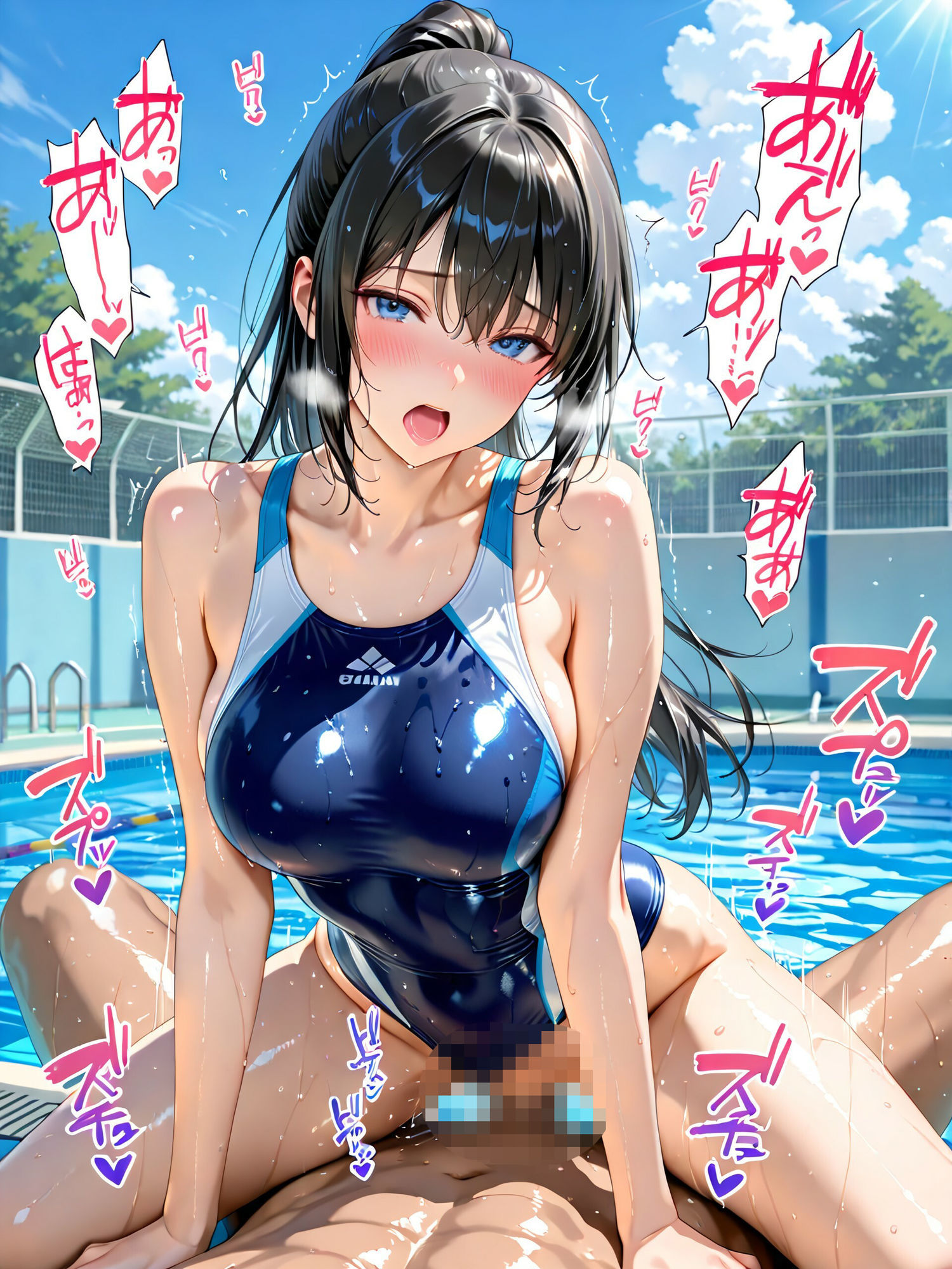 競泳水着の美女4 - サンプル画像 10