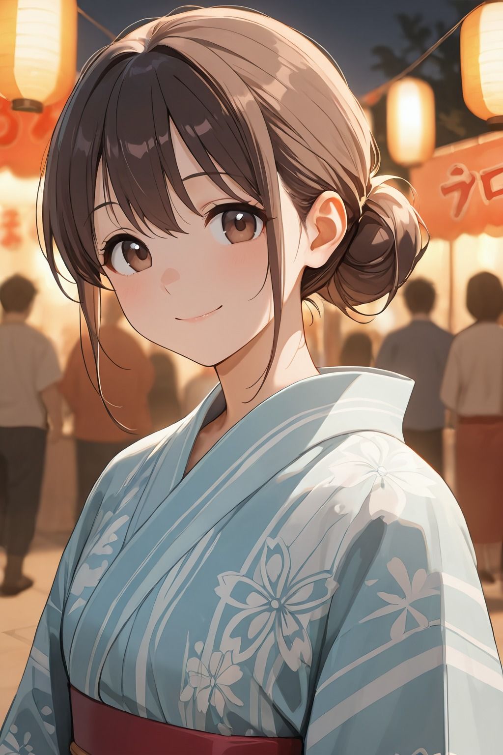 彼女が夏祭りで寝取られた - サンプル画像 1