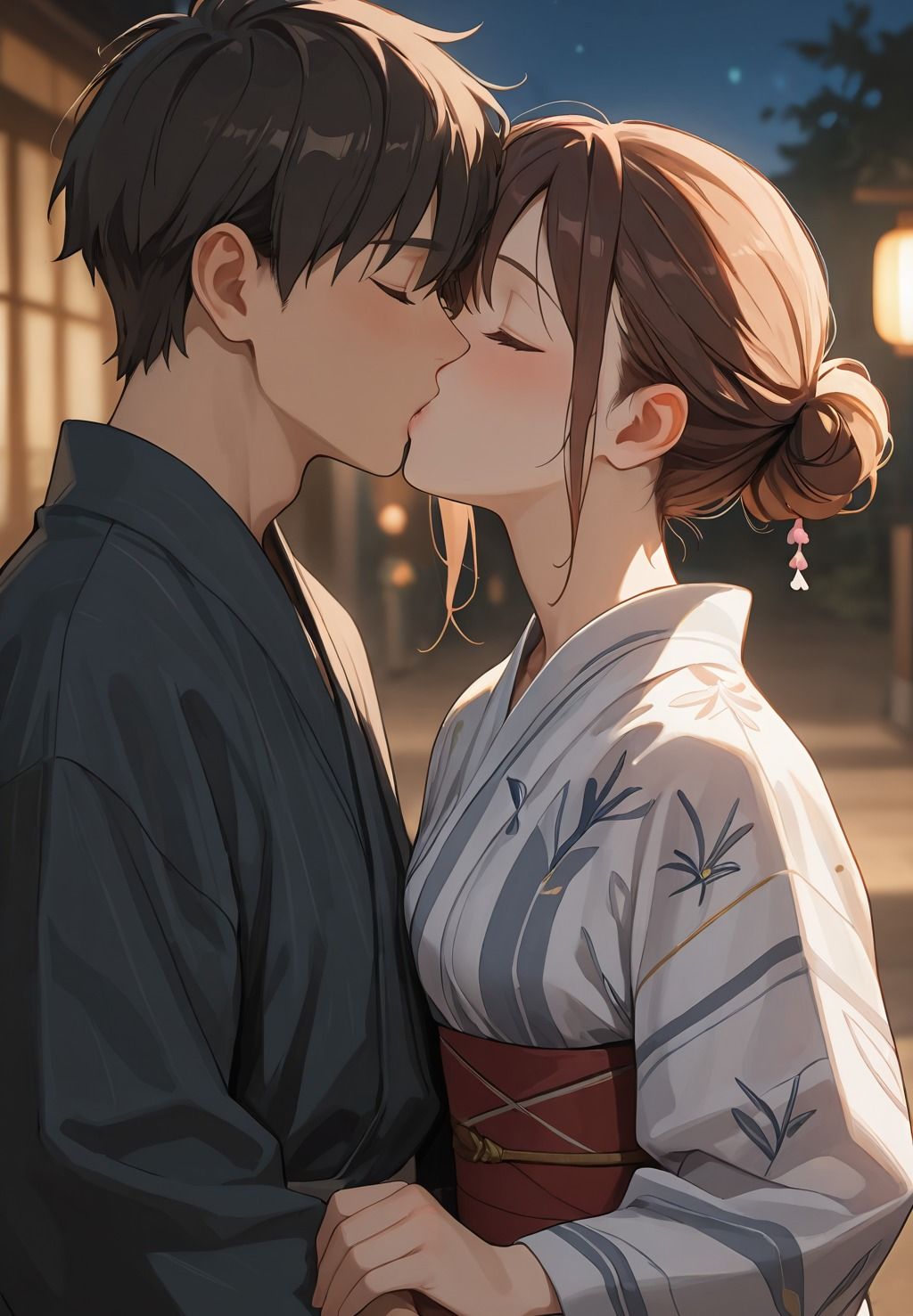 彼女が夏祭りで寝取られた - サンプル画像 2