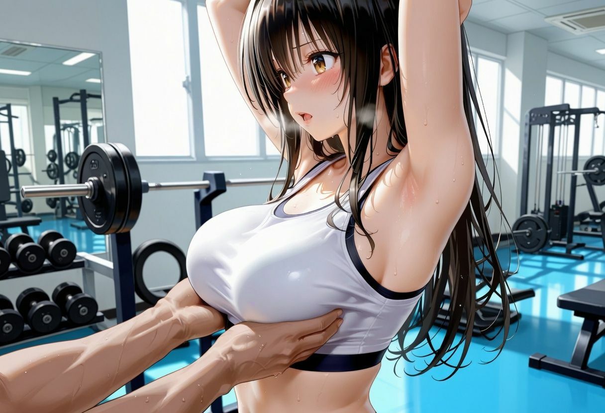 ジムでナンパした巨乳美女と汗だく宅飲みセックス - サンプル画像 3