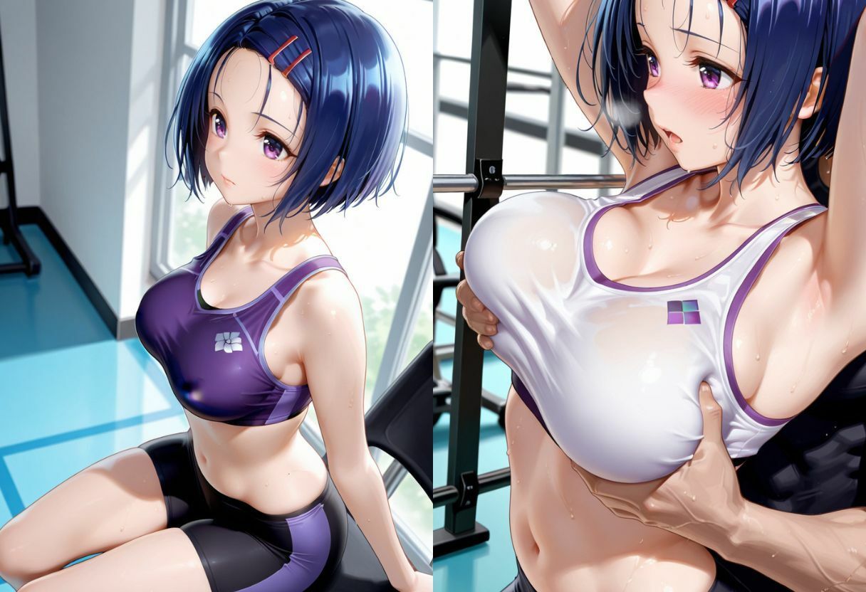 ジムでナンパした巨乳美女と汗だく宅飲みセックス - サンプル画像 7