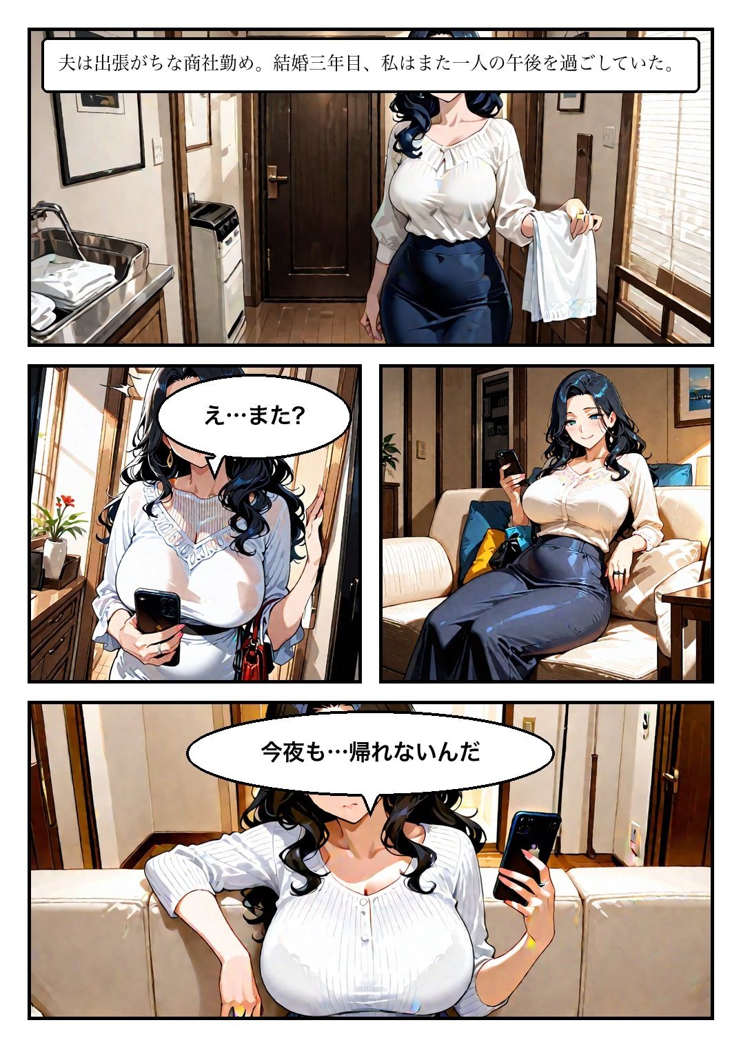 また降ると、いいのに 〜人妻・玲の雨宿り〜 - サンプル画像 2