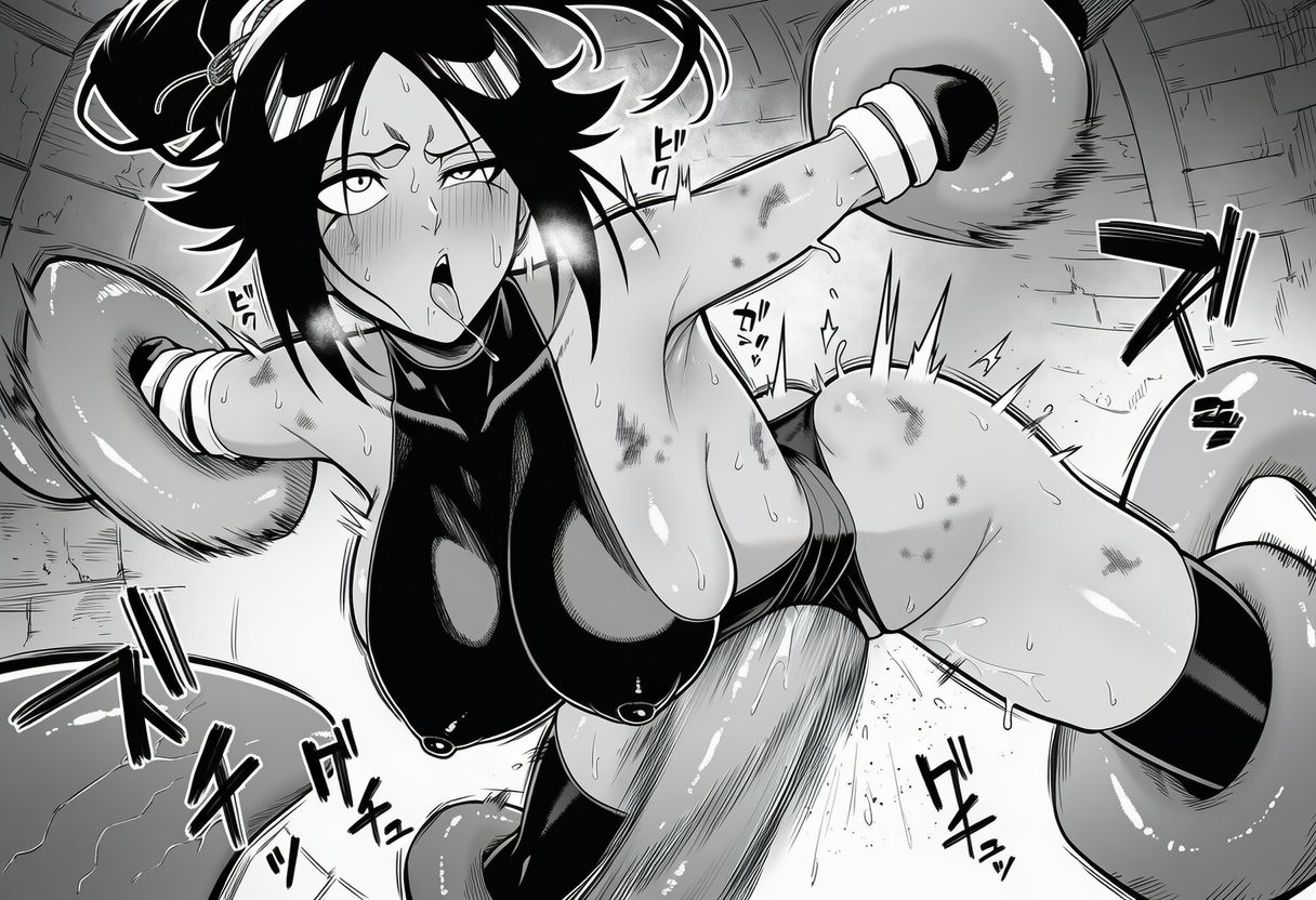 触手敗北する女たち - サンプル画像 8