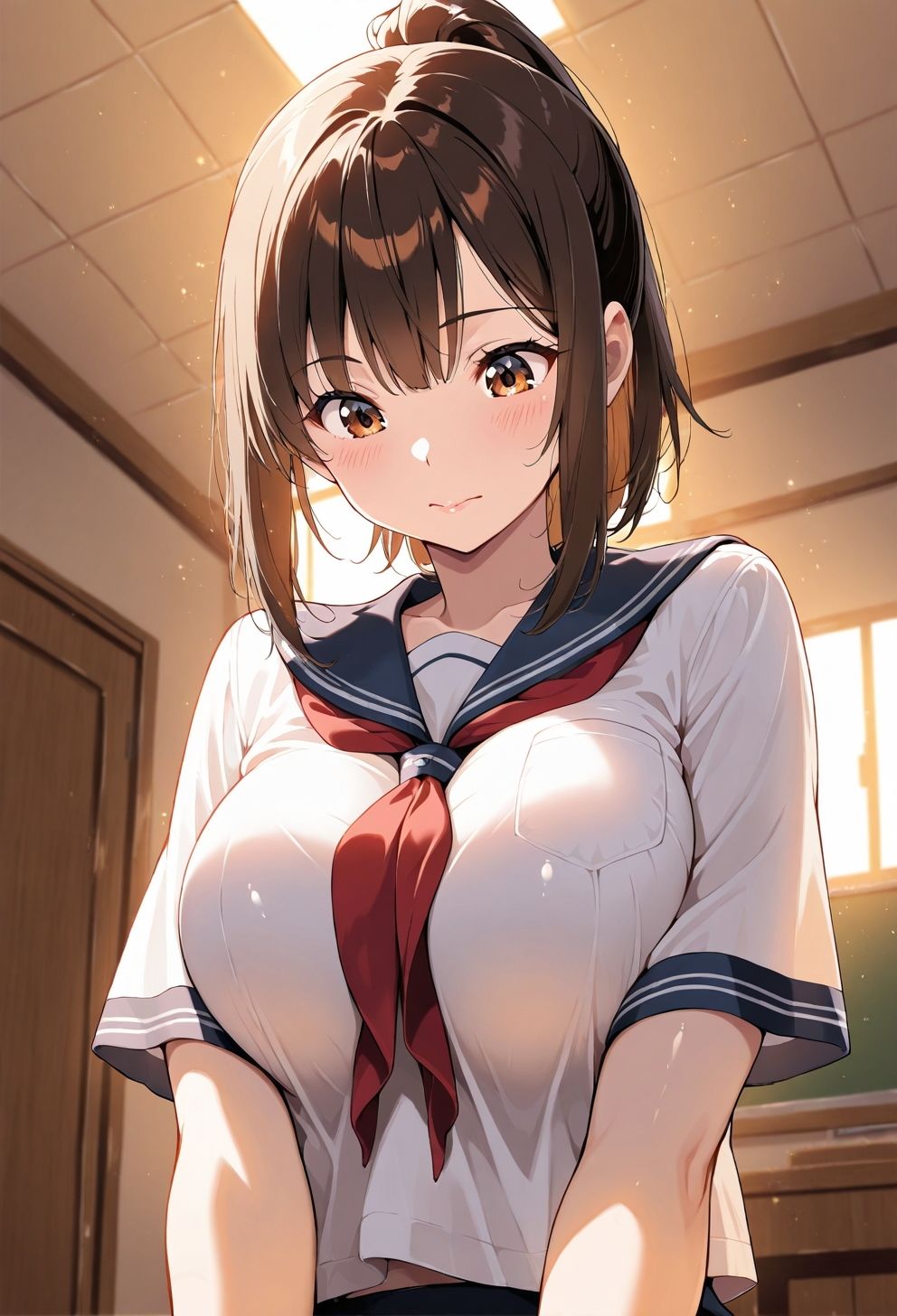 拾った巨乳ちゃんの挿入調教部屋 - サンプル画像 1