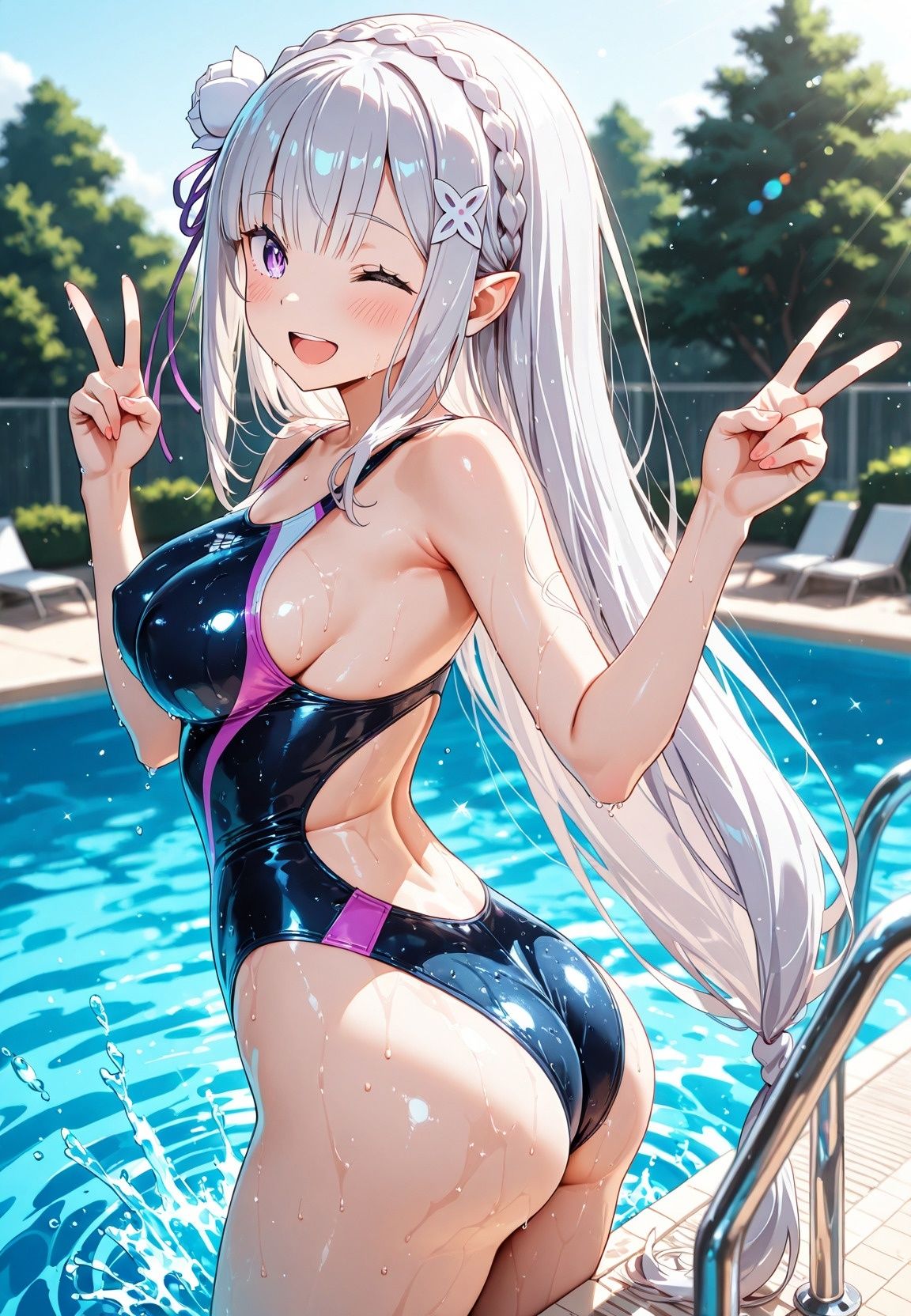 甘々エッチなコスプレ詰め合わせ 〜優しくたっぷり愛されまくり〜 R〇ゼロから始める異世界生活 - サンプル画像 6