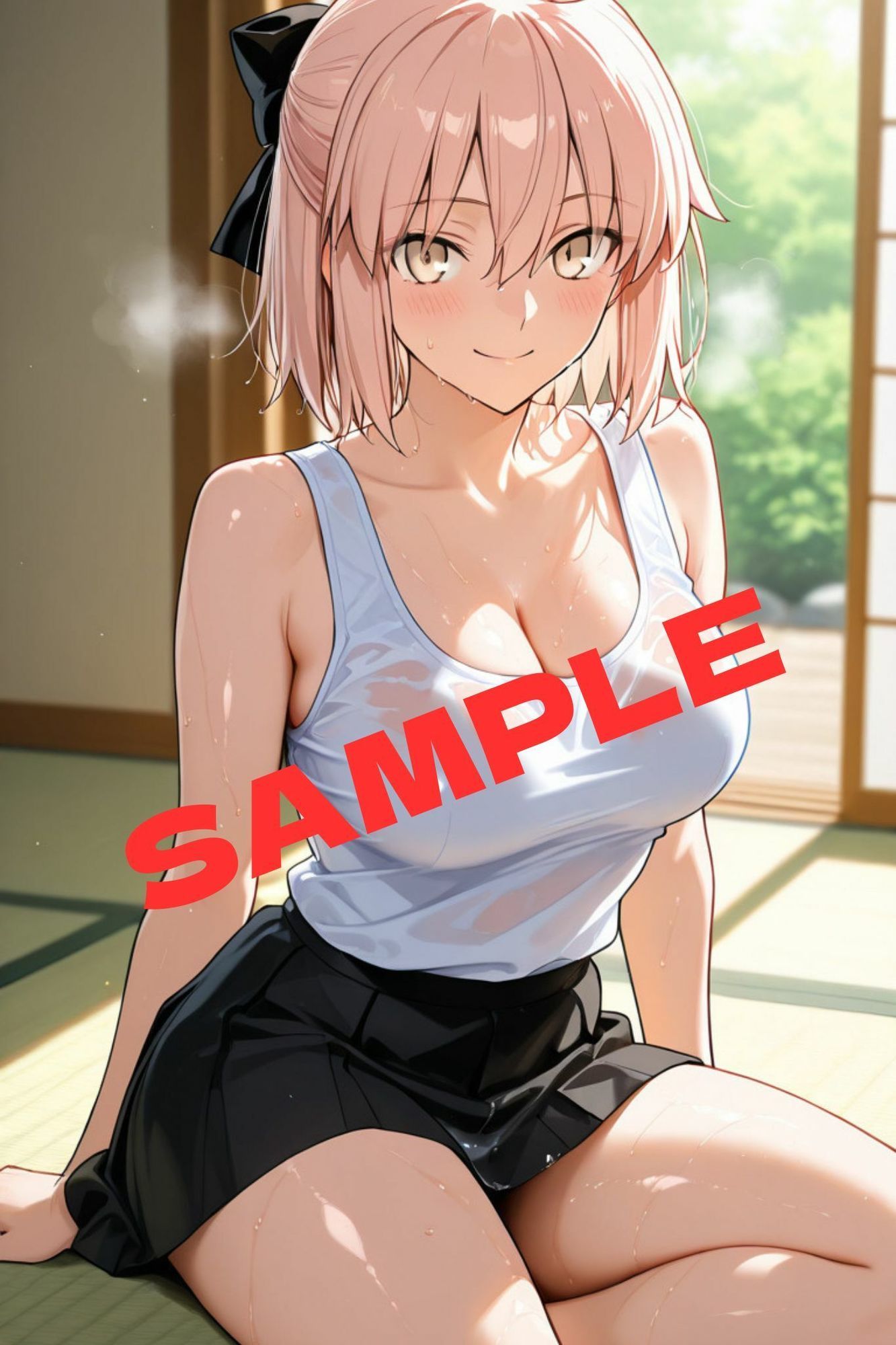 日本サー○ァント真夏の汗だくS○X - サンプル画像 3