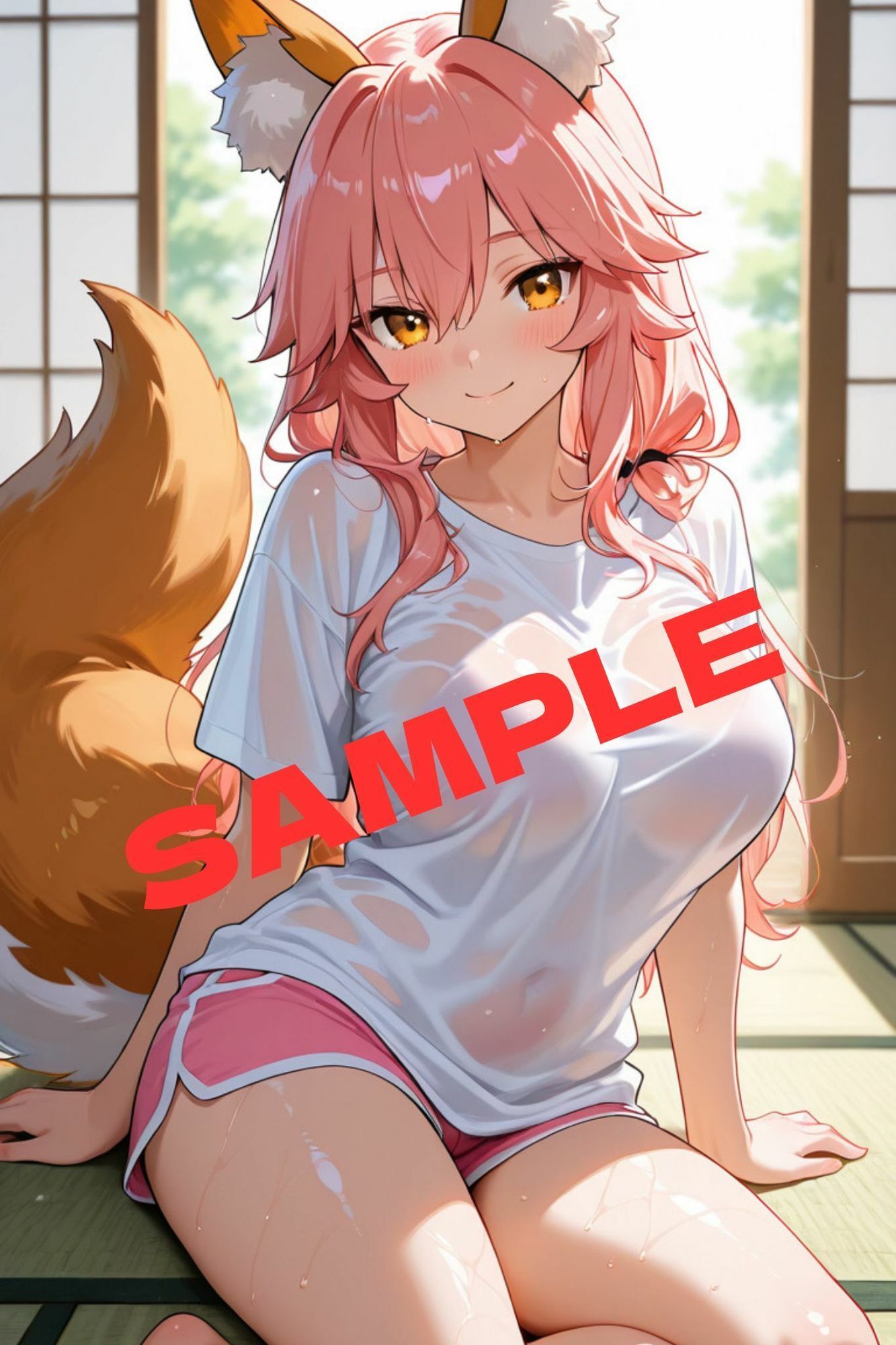 日本サー○ァント真夏の汗だくS○X - サンプル画像 5