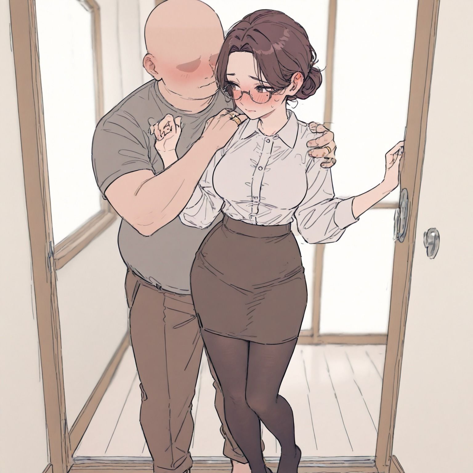 地味で貞淑な隣の人妻が尻穴で堕ちるまで - サンプル画像 2