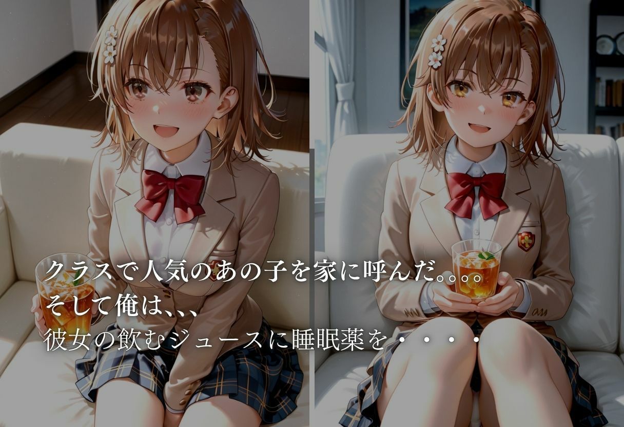 眠らせてハメまくる  御坂美琴編 - サンプル画像 1