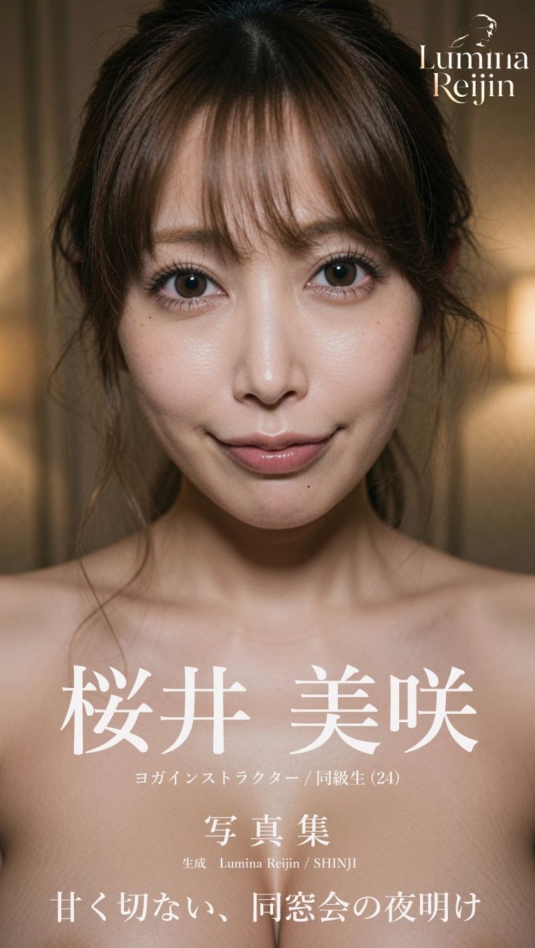 IMAGE VIDEO ＆ AI写真集 Vol.3 桜井 美咲 ヨガインストラクター/同級生 「甘く切ない、同窓会の夜明け」 - サンプル画像 2